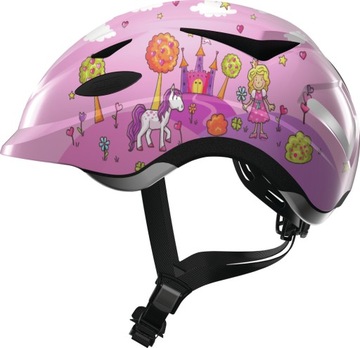 kask rowerowy dziecięcy abus anuky 2.0 rózowy Z Koniem rozmiar M Promo !