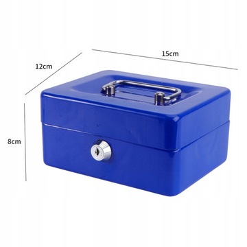 БОЛЬШАЯ КАССЕТА ДЛЯ ДЕНЕГ, МЕТАЛЛИЧЕСКИЙ СЕЙФ ДЛЯ МОНЕТ XXL