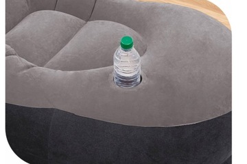 Sofa Nadmuchiwana Fotel Dmuchany Materac Jednoosobowy Intex + Podnóżek