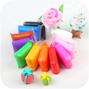 12 ШТ. ВОЛШЕБНАЯ ПОЛИМЕРНАЯ ГЛИНА PLAYSTINE SENSO FOAM CLAY ПЕНА ДЛЯ КОНДИТЕРСКИХ ГЛИН