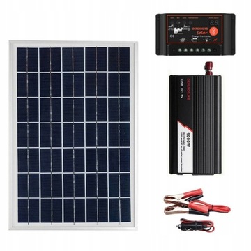 Solarny Panel Słoneczny Zestaw 1000W Akumulator