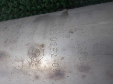 BMW 5 M5 F10 10-17 4.4 V8 N63 Глушители ТРУБА ВЫХЛОПНОЙ СИСТЕМЫ 7590335 OE