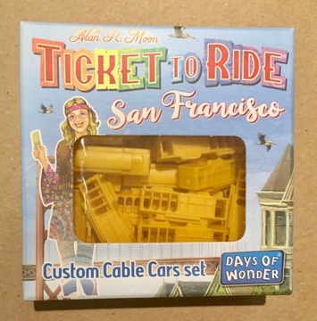 Ticket to ride San Francisco Custom Cable Cars set