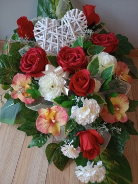 Украшение кладбища GRAVE композиция WIKLIN HEART