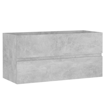 SZAFKA ŁAZIENKOWA WISZĄCA POD UMYWALKĘ betonu 90x38,5x45 cm
