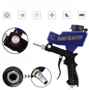 НАТРИЙНЫЙ ПЕСКОСТРОЙНЫЙ ПИСТОЛЕТ СИЛЬНАЯ ПЕСКОСТРОЙНАЯ ОЧИСТКА + НАСАДКА*2 (16 ММ)