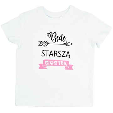 Koszulka Będę starszą siostrą 110