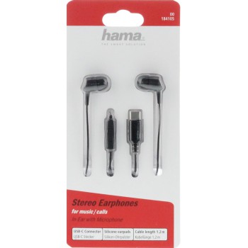HAMA ВНУТРЕННИЙ USB-C ЧЕРНЫЙ С МИКРОФОНОМ