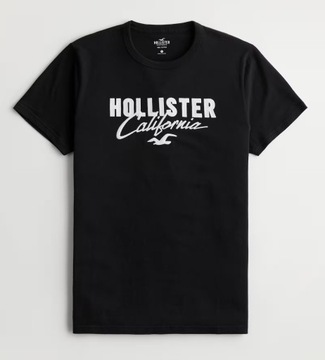 t-shirt Hollister Abercrombie koszulka XL czarna