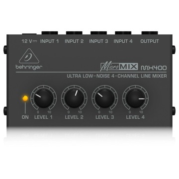 Mikser Behringer Micromix MX400 4 - kanałowy liniowy mono