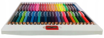 Двойные треугольные карандаши карандаши 24/48 цветов с Astra Tempralcase