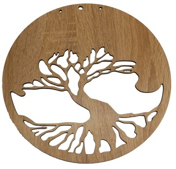 Drzewo Życia Baza Chrobotek Panel Ścienny 35 cm