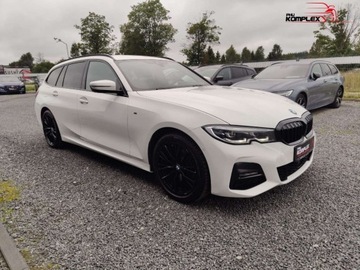 BMW Seria 3 G20-G21 Touring 2.0 320d 190KM 2021 BMW Seria 3 M-Sport XDrive 2.0 MHEV 190KM Salon Polska Faktura Vat 23 Gwar, zdjęcie 3