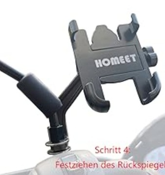 Homeet Мотоциклетный держатель для мобильного телефона Универсальный металлический