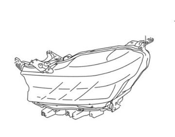 SVĚTLOMET LEVÝ LED SUZUKI S-CROSS 2021 - ORIGINÁLNÍ