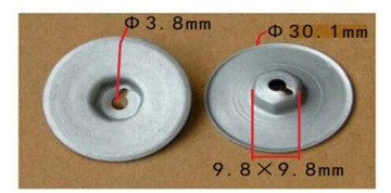 10 накидных гаек BMW 5 E34 3 E36 7 E38 5 E39 3 E46 5 E60 E90 07146949380