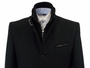 ЧЕРНАЯ ПЕПЕНЬНАЯ КУРТКА SLIMFIT R52/188