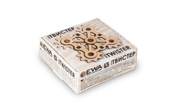 Mini Twister - деревянный механический 3D пазл -