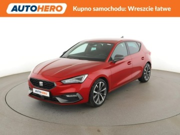Seat Leon III Hatchback Facelifting 1.5 EcoTSI 150KM 2020 Seat Leon FR automat virtual mHEV navi kamera ACC