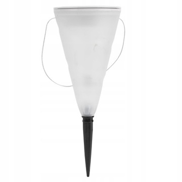 Lampa wisząca na energię słoneczną Stożkowa lampa