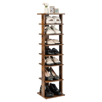 Szafka półka na buty 28,5 x 110 x 25,5 cm odcienie brązu