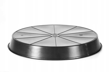 Подставка для цветочного горшка, диаметр 25 см, черная - УПАКОВКА 10 ШТ.