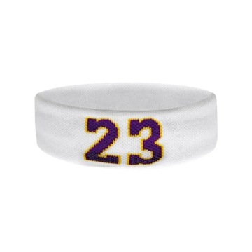 Number 23 24 Sports Headband Basketball Running Elastic Cotton Sweatband