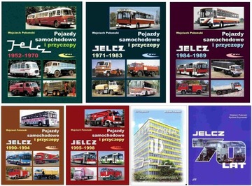 JELCZ 1952-2022 ciężarówki autobusy przyczepy - 6 albumów + wspomnienia 24h