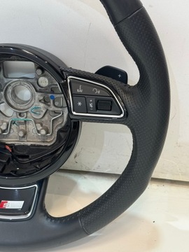 KIEROWNICA AUDI A7 C7 4G S-LINE ŁOPATKI 8X0419091M KOMPLETNA BDB. !