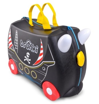 WALIZKA JEŹDZIK TRUNKI - JEŻDŻĄCA WALIZECZKA 2W1 - PIRAT PEDRO