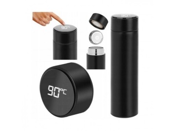 Termos KUBEK TERMICZNY SMART 500ML TERMOS LCD pokazuje temperaturę wenątrz