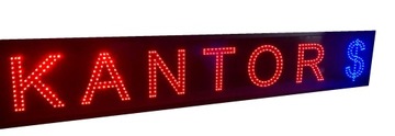 Reklama diodowa KANTOR 200x30 cm LED neon szyld