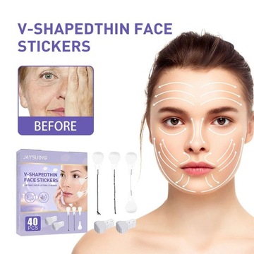 40PCS Set V Shape Face Lift Sticker V Shape I