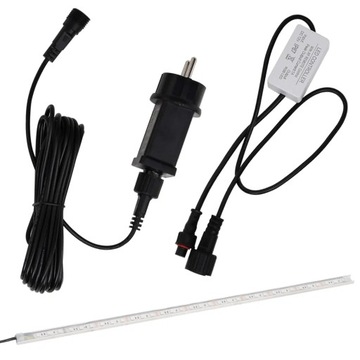 Излив-водопад со светодиодной подсветкой RGB, нержавеющая сталь, 4 шт.