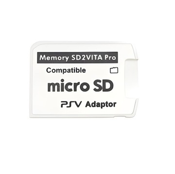 АДАПТЕР MICRO SD ДЛЯ PS VITA SLIM И FAT ДЛЯ КАРТ ПАМЯТИ ДО 256 ГБ БЕЛЫЙ