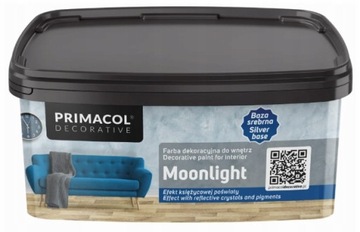 Farba dekoracyjna MOONLIGHT Srebrna 1l Primacol