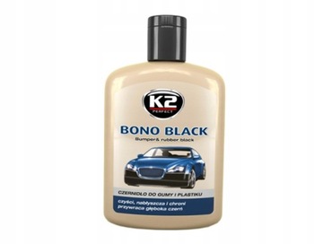 K2 BONO BLACK CZERNIDŁO DO GUMY I PLASTIKU 200 ml