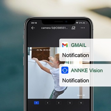 ANNKE 8CH 8MP POE Комплекты видеонаблюдения для видеонаблюдения 1 ТБ
