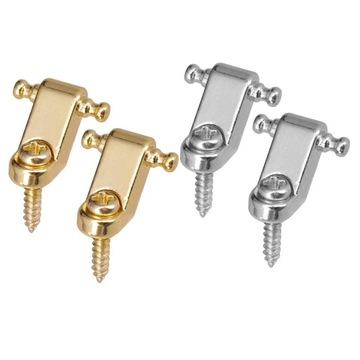 Набор из 2 серебряных роликовых держателей для струн.