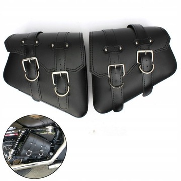 ПАРА МОТОЦИКЛОВЫХ СУМОК ИЗ ИСКУССТВЕННОЙ КОЖИ