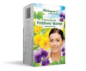 Herbatka fix Problemy skórne na trądzik Herbapol