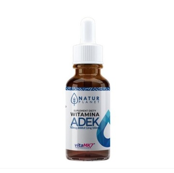 Witamina ADEK A D3 E K2 MK-7 30ml WYSOKA DAWKA