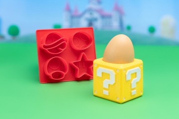 ПОДСТАВКА ДЛЯ ЯИЦ СУПЕР МАРИО + РАЗРЕЗКА ДЛЯ ТОРТА