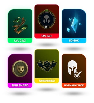 LEAGUE OF LEGENDS 40-50k БЫТЬ АККАУНТ LOL SMURF EUW БЕЗОПАСНО