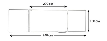 МАГНИТНАЯ ШКОЛЬНАЯ ДОСКА 100х200//400см БЕСПЛАТНО