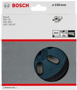 Bosch 2608601053 talerz szlifierski dysk z rzepem 150mm twardy hard
