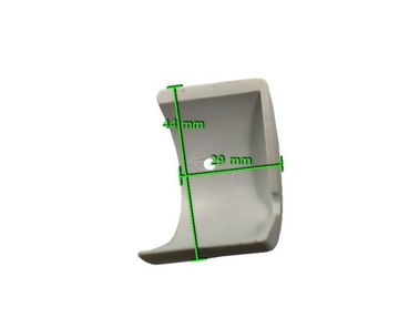 Левый конец полосы светло-серый.