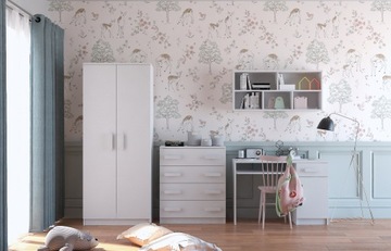 Детская и молодежная мебель СМИК белый КОМПЛЕКТ разноцветных ящиков БЕЛЫЙ