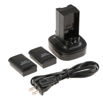 Двойная зарядная док-станция с двумя аккумуляторами емкостью 4800 мАч.