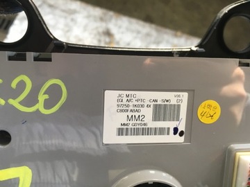 HYUNDAI IX20 10- PANEL KLIMATIZACE CENTRÁLNÍ EVROPA